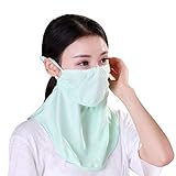 UVカットマスク 冷感 日焼け止め フェイスカバー ネックガード 紫外線カット率99％ UPF50+ 吸汗 速乾 テニス アウトドア 車運転