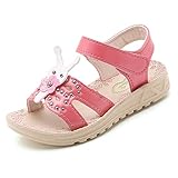 Mhomzawa サンダル ガールズ シューズ 靴 女の子 ベビー キッズ 子供 夏 本革 耐磨 履き心地良い　軽量　滑り止め 可愛 素敵 おしゃれ カジュアル お花 ビーチ 結婚式 発表会 お出かけ