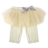 Domybest 女の子供の服 ズボンとスカート一体 (80cm, イエロー)