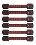 Child Safety Locks | Pairs with Dark Wood | Deluxe: Extra 3M Adhesive | Cocao Brown by Birch Safety