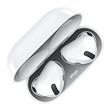 【elago】 AirPods 4 対応 ダストガード 金属粉 侵入防止 防塵 埃 防止 アクセサリー メタリック コーティング 保護 ダストシール 2枚 × 2セット ダストカバー [ AirPods4 エアポッツ 4 第4世代 対応 ] DUST GUARD ダークグレー
