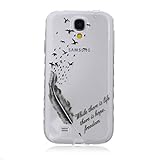 UNEXTATI Galaxy S4 対応 ケース 衝撃吸収 高品質 TPU ハード カバー 超薄型 液晶保護 脱着簡単 Samsung Galaxy S4用 Cover (クリア #3)