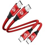 UseBean USB C & USB Cケーブル0.2M(2本セット)【USB 3.2 Gen 2X2 20Gbpsデータ転送PD対応100W超急速充電】USB Type-Cケーブル,4K/60Hz映像出力 Type C充電ケーブル MacBook Pro, iPad Pro/Mini, Galaxy S23 S24, Pixel, Sony等USB-C機種対応