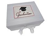 White Cotton Cards Graduation Cap Small Keepsake Box, Code GRD2 by WHITE COTTON CARDS