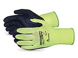 Superior S13HVLX Dexterity LX High-viz Polyester String Knit Glove with Microfinish Latex Coated Pal