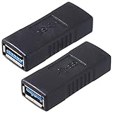 KAUMO USB 3.0 メス メス USB メスメス 中継アダプタ 2個セット 超高速5Gbps対応 USB 3.0 延長アダプタ