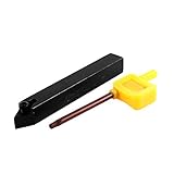 uxcell 内部スレッド切りバー 旋削工具ホルダ 　スチール製ブラック　SDNCN1212H11