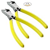 Ploarnovo 斜めニッパー ワイヤーストリップ穴付 プラスチック用ニッパー 使いやすい斜刃 PZ-108 (2)