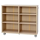 アイリスオーヤマ 収納カート 幅75×奥行29×高さ65cm フレンチオーク SYD-7529