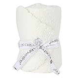 Kashwere カシウェア ベビーブランケット&キャップ（帽子） BB-63c-05-30 クリーム カシミアのようなソフトな肌触り抜群 クリーム [並行輸入品]