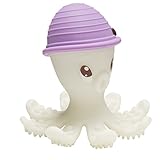 Mombella 歯固めトイ　タコ　パープル　ギフト用パッケージ付