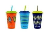 ReduceゴーゴーのキッズCosmic Tumblers , Perfect for on the Go Kids Drinks、12オンス – 3パック オレンジ 01489