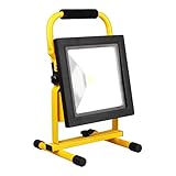 充電式 LED 投光器 30W 薄型 LED作業灯 非常ライト 停電対策 キャンプ用品 軽量 LEDライト 充電式ライト 防水 アウトドア 1年保証