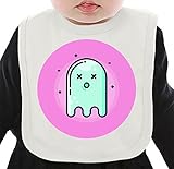 Cute Ghost ネクタイを有する有機ビブ Medium