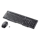 サンワサプライ 静音マウス付き2.4GHzワイヤレスキーボード（Type-C接続） SKB-WL40CSETBK