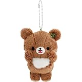 リラックマ 『チャイロイコグマのくまきゅんDAYS』 ぶらさげぬいぐるみ チャイロイコグマ MV63801 H120×W90×D65mm
