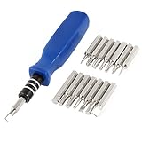 uxcell　16 イン 1 ドライバービットセット　プラスチック製のハンドル　ビットホルダー