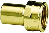 Viega 79440 ProPress Zero Lead Bronze Adapter with Female 3/4-Inch by 1/2-Inch FTG x Female NPT [並行輸