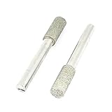 uxcell 　ダイヤモンドバー　研削砥石　セラミックゴム砥石　研削マウントポイント　6mm x 8mm　2本入り