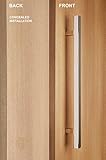 モダン& Contemporary 1 " x 1 "正方形ラダースタイル/ One Single Sided / Concealed Fixing /ドアプルハンドル/ステンレススチール/商用/住宅