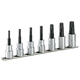 トネ(TONE) トルクスソケットセット(いじり防止タイプ・ホルダー付) HTX407H 差込角12.7mm(1/2") 内容7点