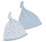New Baby Shower Gift Girls Boys Babytown Stars Hat Newborn Unisex Beanie (3-6 MONTHS, BLUE 10C110) b