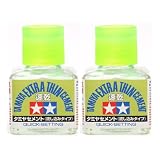 【正規品】タミヤ セメント流し込み 速乾タイプ 40ml ×2本セット 模型用接着剤 プラモデル用接着剤