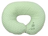 857-9014 ローズマダム 授乳クッション(ドット刺繍柄) グリーン
