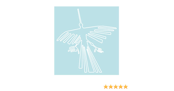 Amazon ステッカー ナスカの地上絵 コンドル 大 白 ステッカー デカール 車 バイク