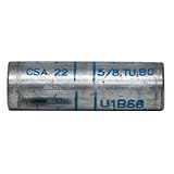 Morris 91218 Morris Products 91218 Uninsulated Service Entrance Splice, 5/8 Die Splice Type, 1/0-#2 