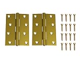 ハイロジック 扉用丁番 ゴールド蝶番 102mm 072619 2枚入