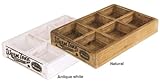 木の温もり溢れるアメリカンテイストなウッデンボックス！【DULTON 6 partition wooden box ダルトン 6パーティションウッデンボックス】CH11-H417　アメリカン雑貨　アメリカ雑貨 (ナチュラル)