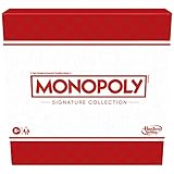 Monopoly Signature Collection ファミリーボードゲーム 2~6人用 プレミアムパッケージとコンポーネント ボックス内収納 ファミリーゲーム 対象年齢8歳以上