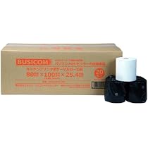Amazon | ビジコム キッチンプリンタ用感熱ロール 幅80mm×長さ100m