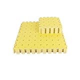 8個の防水児用泡マットベビー泡パズル遊び用マット、黄