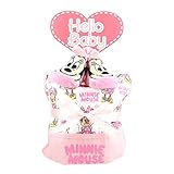 おむつケーキ 1段 おむつケーキ ディズニー ミッキー ミニー 1段 出産祝い ベビーギフト disney19_32