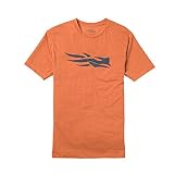 Sitka SitkaロゴTシャツSS、Burntオレンジ( 20046-bo ) カラー: オレンジ