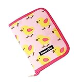 ハンナフラ(Hanna Hula) 母子手帳ケース(マルチケース) Mサイズ ひよこ