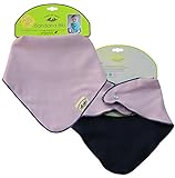 Poncho Baby (ポンチョベビー) オーガニックコットン100％ リバーシブル ビブ よだれかけ スタイ (ピンク/ネイビー)