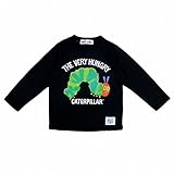 (エリックカール)ERIC CARLE 長袖Tシャツ はらぺこあおむし ブラック 80