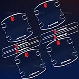 アルファード ドアハンドルプロテクター 20系 30系 40系 キズ防止 (アルファード, A)