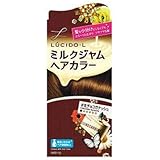 ルシードエルミルクジャムヘアカラー（＃生チョコガナッシュ） １剤４０ｇ、２剤８０ｍｌ、TR５ｇ