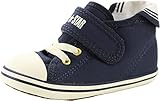(コンバース) CONVERSE BABY ALL STAR N SWAB V-1 子供 キッズ ベビー ハイカット スニーカー (6.5[13.5cm], ネイビー/ホワイト)