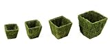 Super Moss 55010 Deco Square Basket, Large, Pack of 3 [並行輸入品]