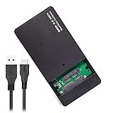 Cablecc USB 3.1 Type-C USB-C - 1.8インチ Micro SATA 16ピン 7+9 SSD - 外付けハードディスクエンクロージャ