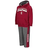 幼児用NCAA Stanford Cardinal Boys Punter Fleece Hoodie andスウェットパンツセット(チームカラー)