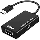 MHL HDMI 変換 アダプタ Micro USB to HDMI 接続アダプタ テレビ変換ケーブル 1080P対応 映像出力 AVアダプタ 2020最新設定不要 Android対応 (2)