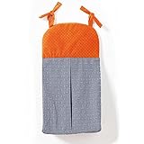 One Grace Place Teyo's Tires Diaper Stacker, Grey/Orange [並行輸入品]
