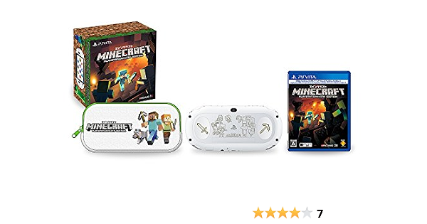 Amazon Playstation Vita 数量限定 刻印モデル Minecraft Special Edition Bundle 2 Pch 00za Mc2 ゲーム機本体