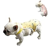 Msy yien 犬用 生理パンツ 生理用品 便利 お出かけ 散歩 介護 犬の尿失禁対策 介護用 発情期 月経期 快適で柔らかい 雌犬 生理パンツ (イエロー, S)